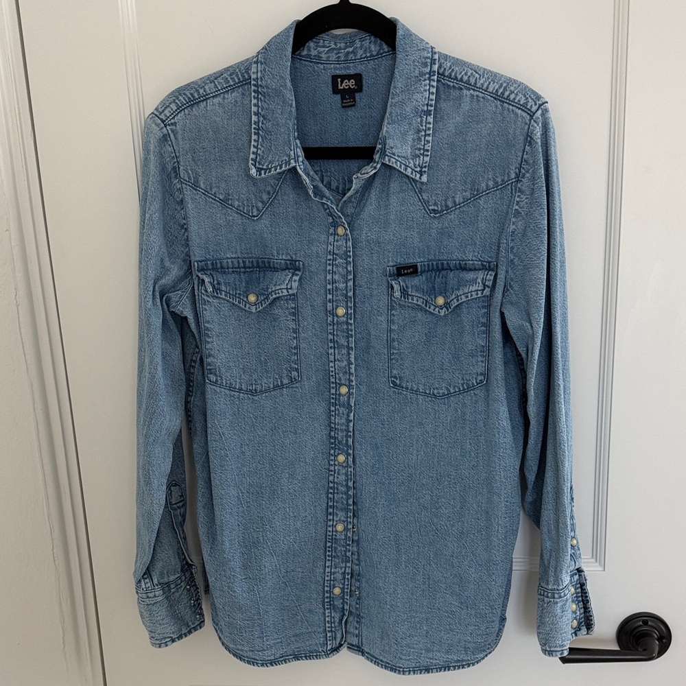 Lee Classic Blue Denim Shirt